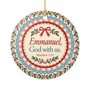 Emmanuel Ceramic Ornament