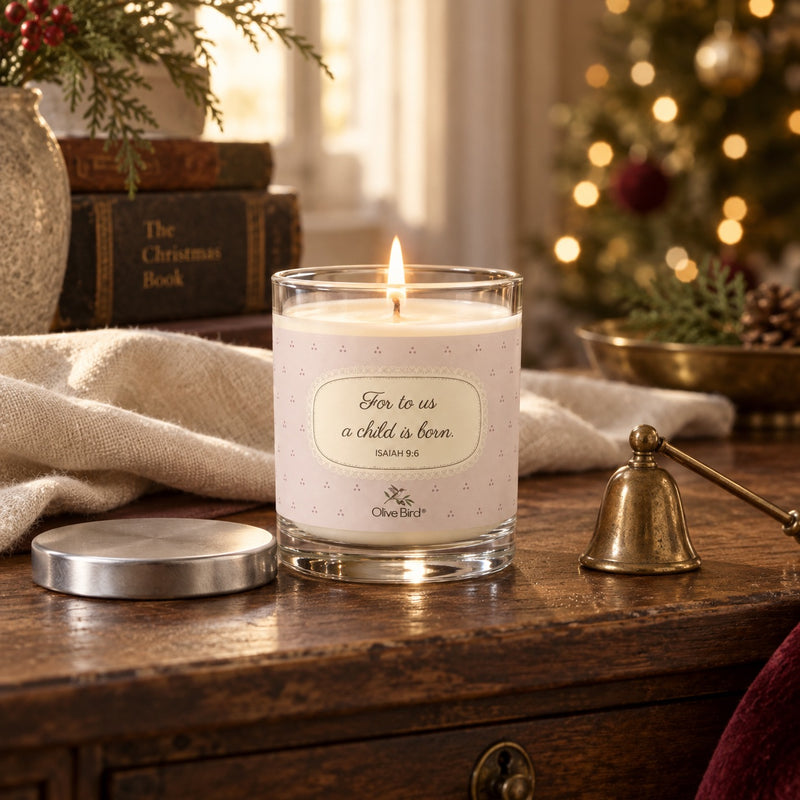 A Child Is Born — Rose Trio Soy Candle