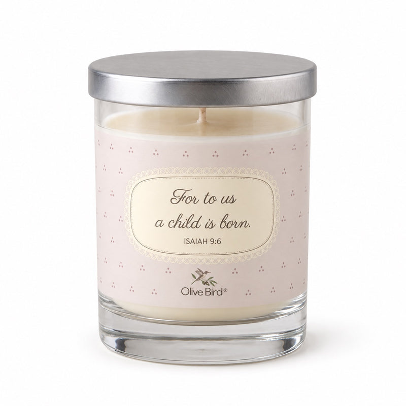 A Child Is Born — Rose Trio Soy Candle
