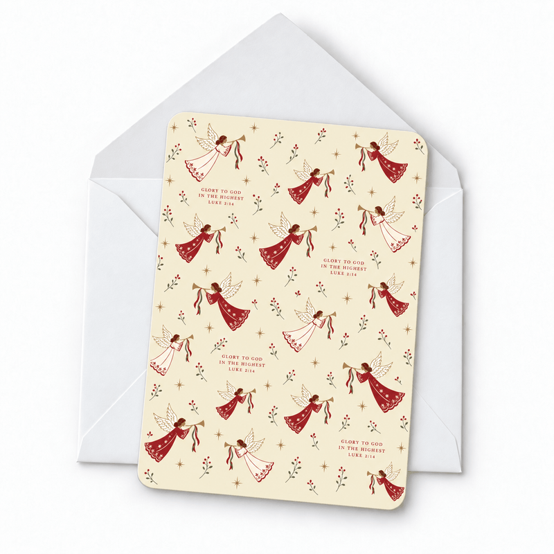 Christmas Angel Cards — Set of 10