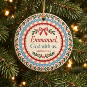 Emmanuel Ceramic Ornament