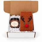 Faithfulness — Terracotta Candle & Reindeer Socks Gift Set