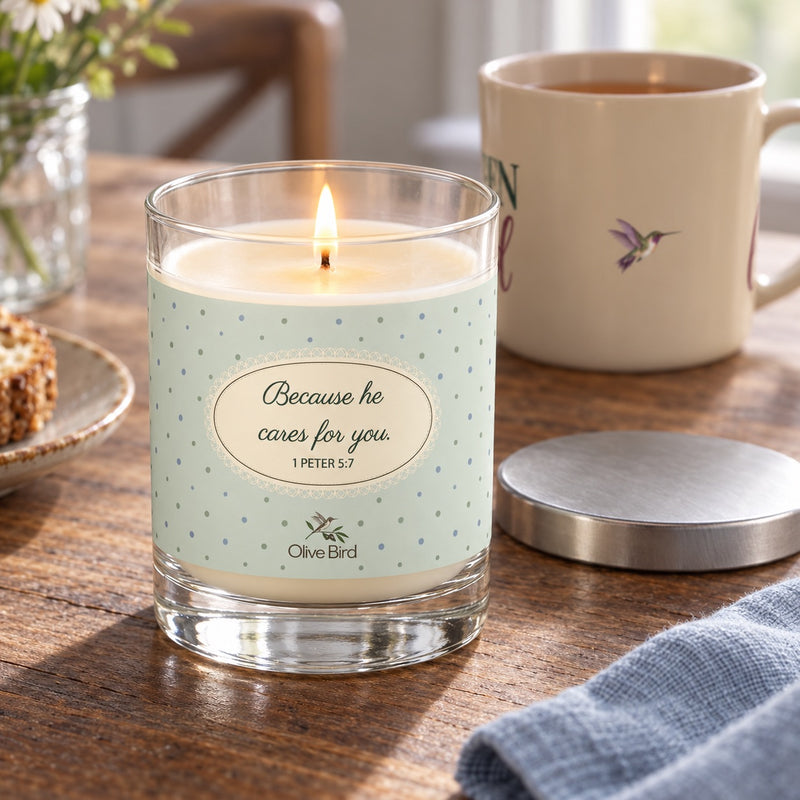 He Cares — Sage Dot Soy Candle