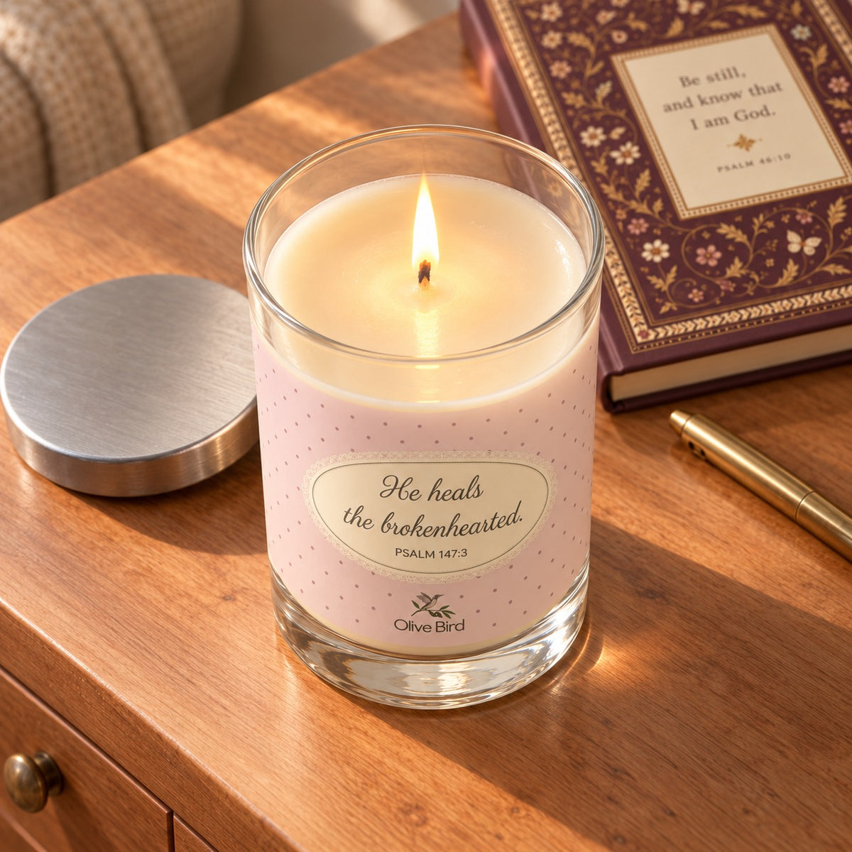 He Heals — Rose Dot Soy Candle