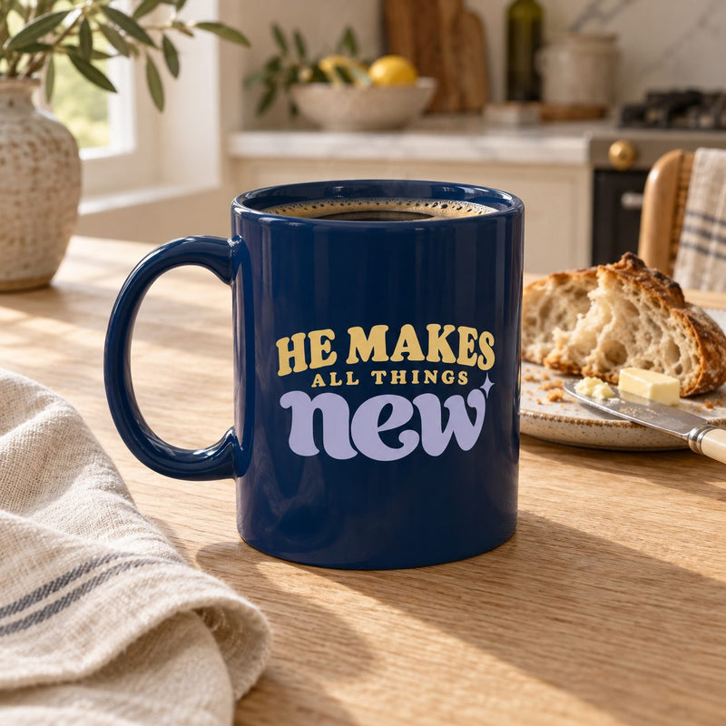 He Makes All Things New Ceramic Mug
