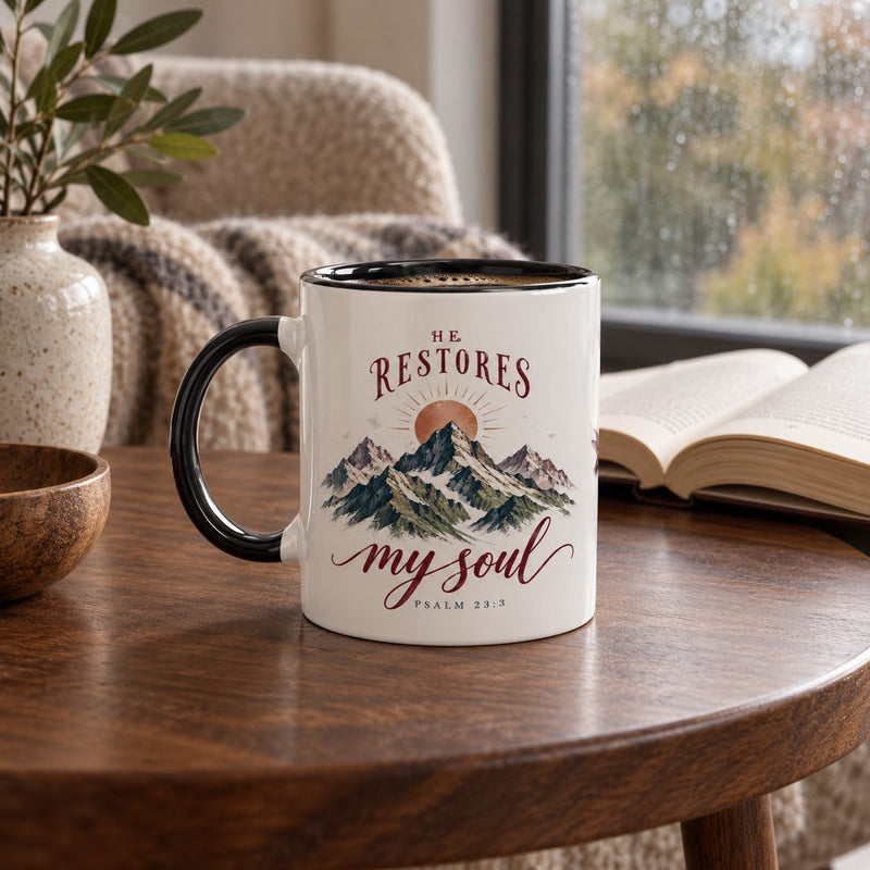 He Restores My Soul Mug