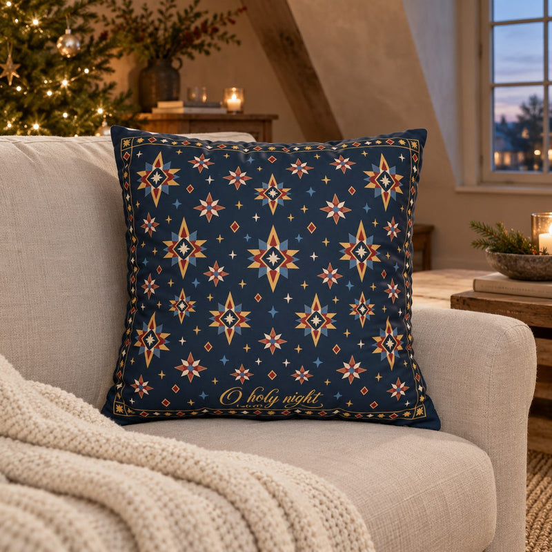 O Holy Night Star Pillow Cover
