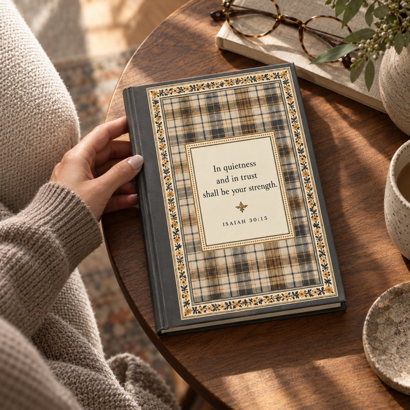 In Quietness and Trust Hardcover Journal