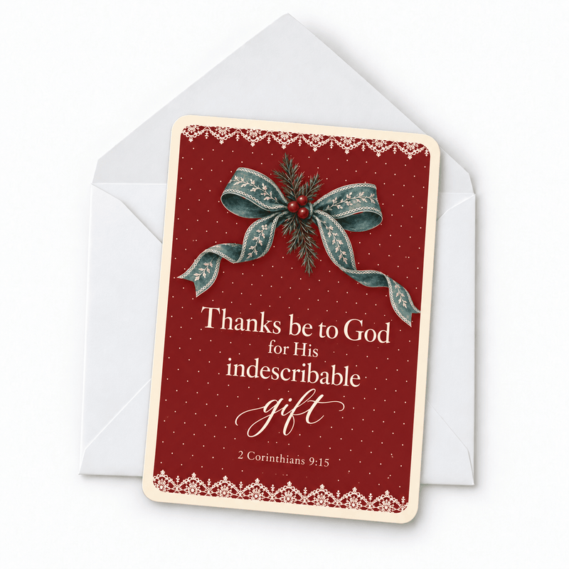 His Indescribable Gift Christmas Postcards — Set of 10
