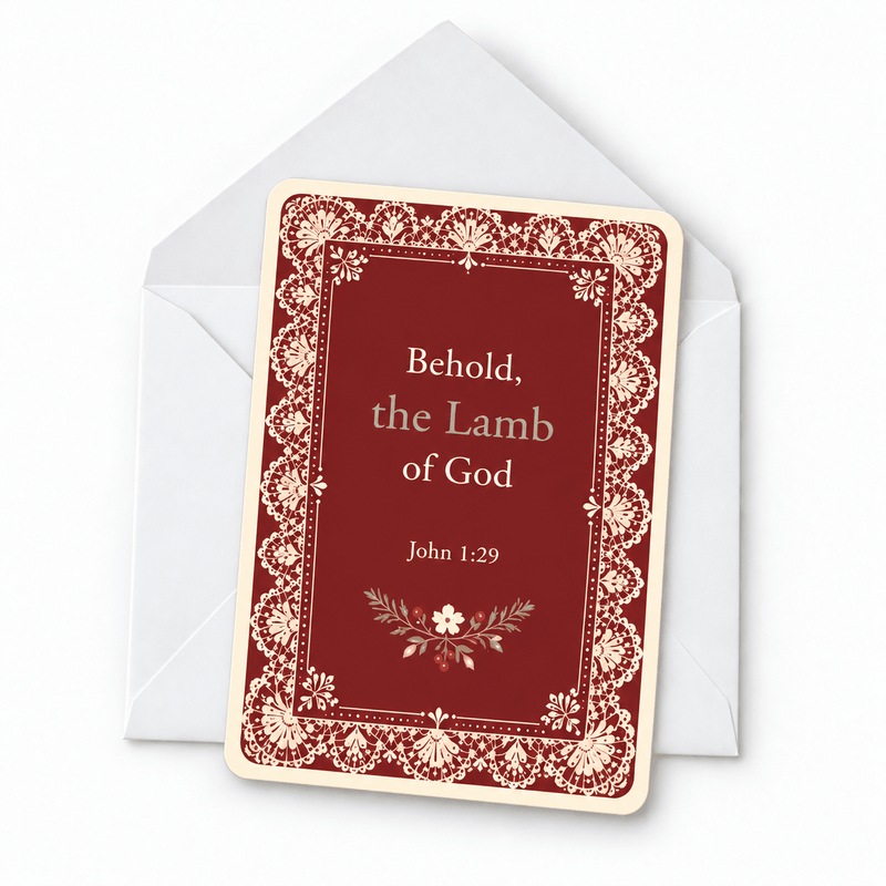 Lamb of God Christmas Postcards — Set of 10