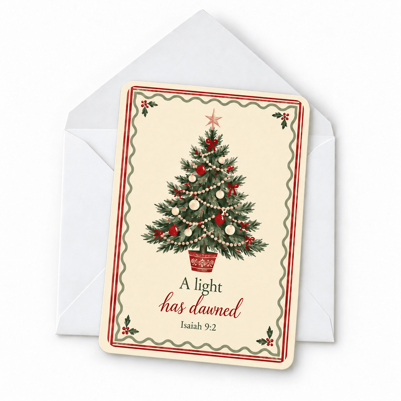 A Light Has Dawned Christmas Postcards — Set of 10