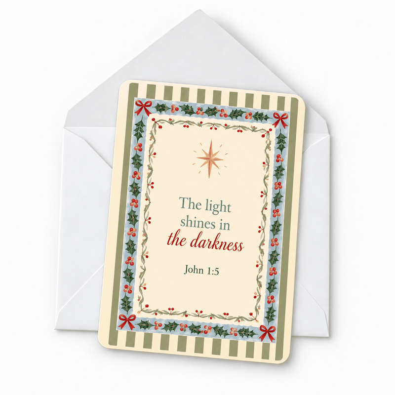 The Light Shines Christmas Postcards — Set of 10