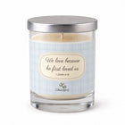 Loved First — Blue Checks Soy Candle