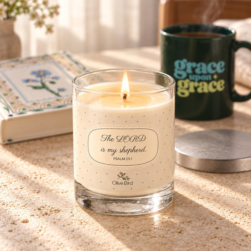 My Shepherd — Organic Dot Soy Candle