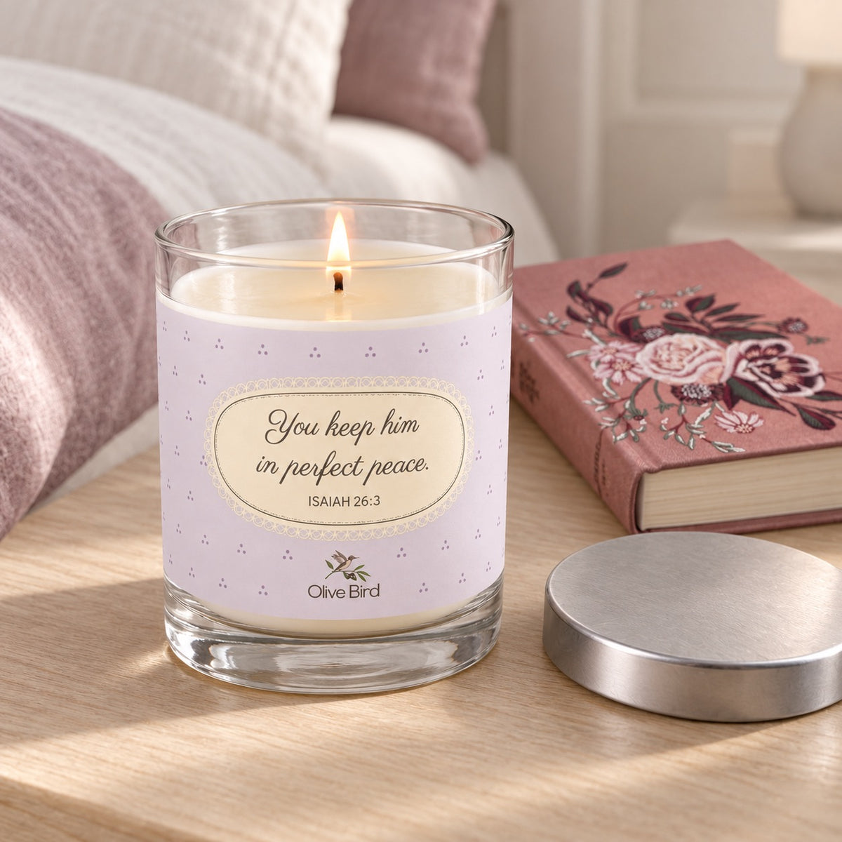 Perfect Peace — Lavender Dot Soy Candle