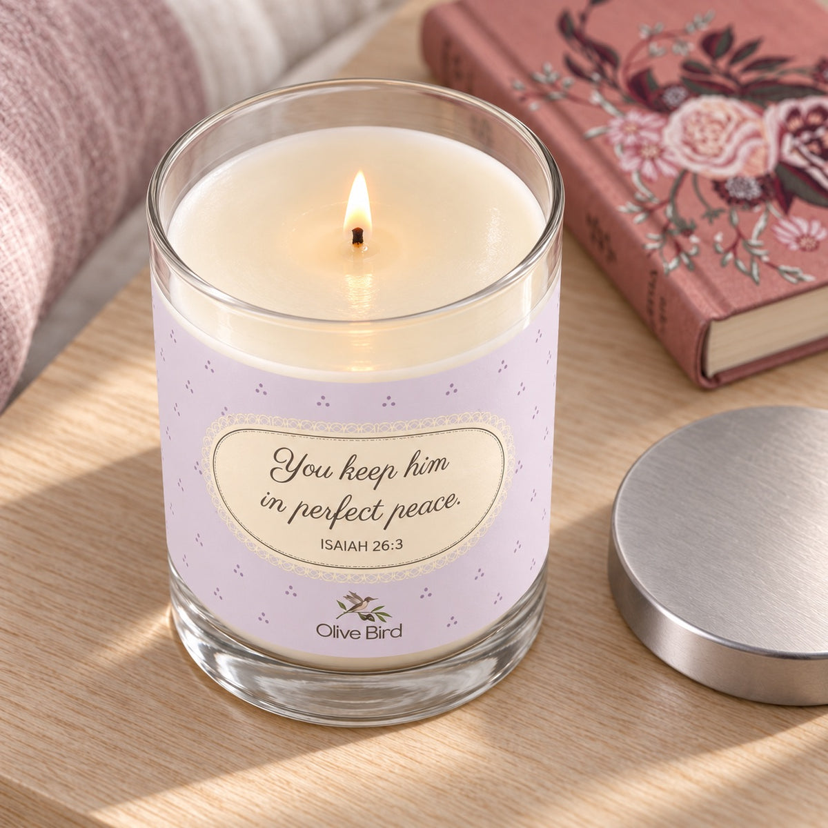 Perfect Peace — Lavender Dot Soy Candle