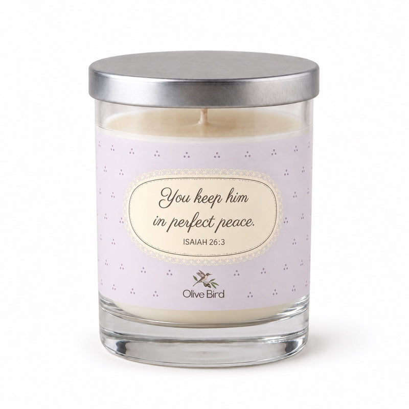 Perfect Peace — Lavender Dot Soy Candle