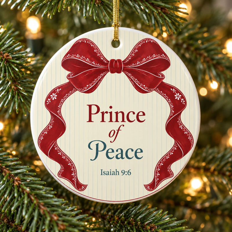 Prince of Peace Ceramic Ornament