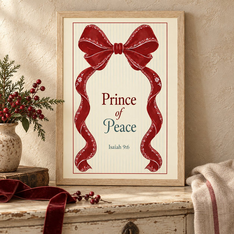 Prince of Peace Christmas Framed Print