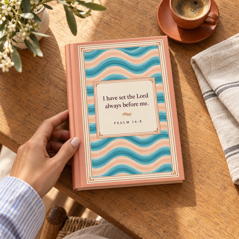 The Lord Always Before Me Hardcover Journal