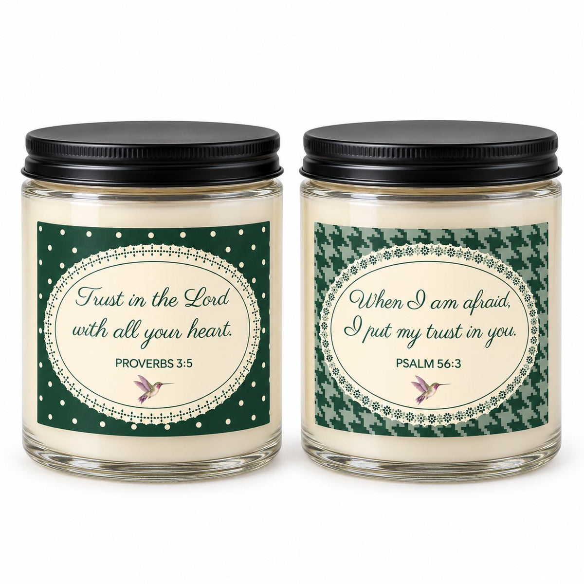 Trust & Courage — Forest Candle Duo