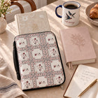 Burgundy Vine Tile Bible Cover