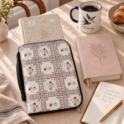 Burgundy Vine Tile Bible Cover