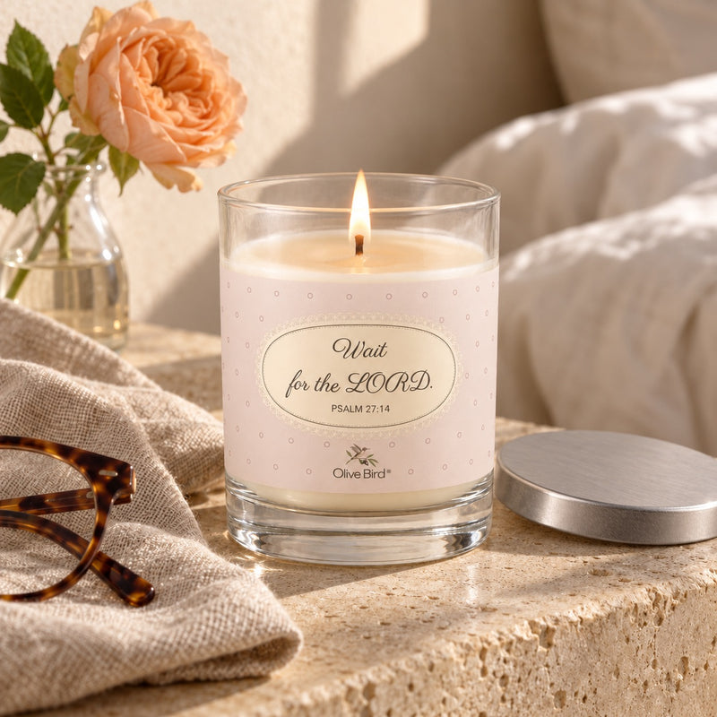 Wait for the Lord — Peach Rings Soy Candle
